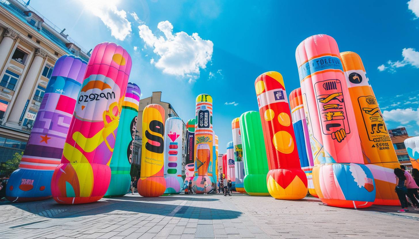 Comment les structures gonflables révolutionnent la publicité moderne