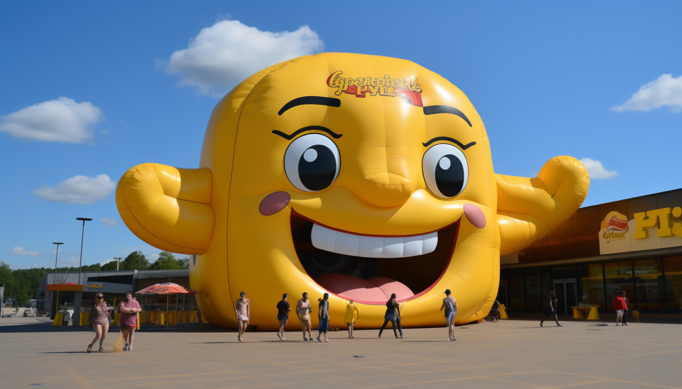 La synergie entre les publicités gonflables et les autres formes de publicité extérieure